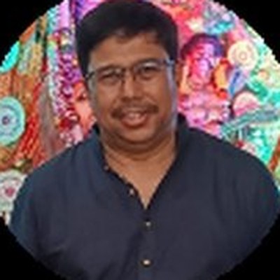 Portrait of Mr Amitava Saha.