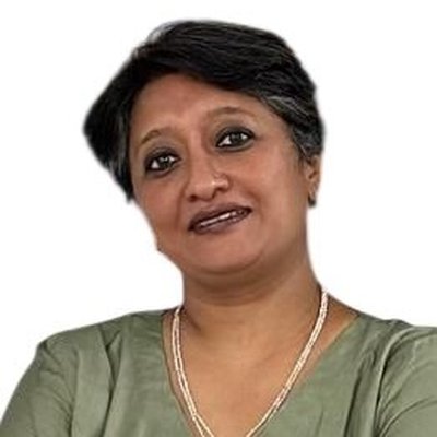 Portrait of Mrs Radhika Akolkar.